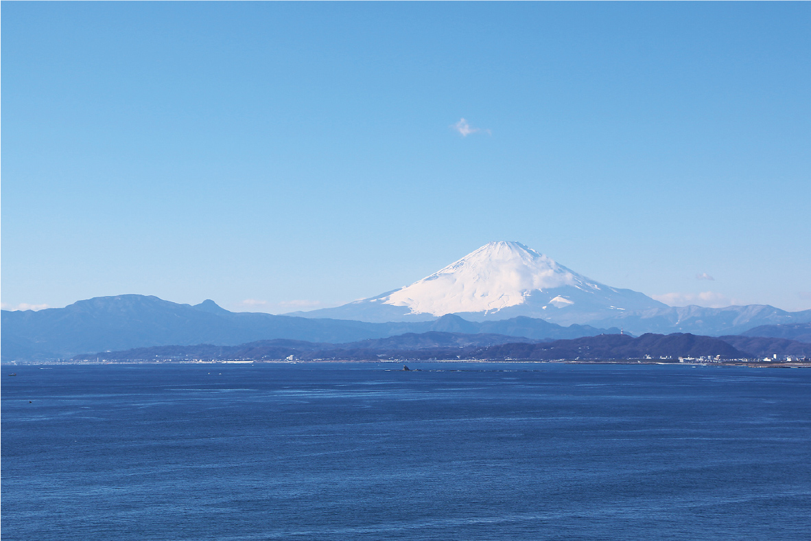 冨士見亭から富士山